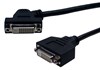 DVI cable Female - Female 24+1 one side angled Connector