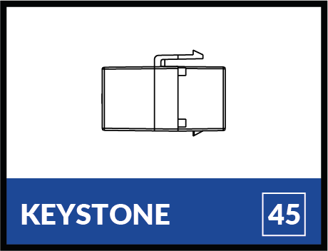45x45 Keystone Adapter