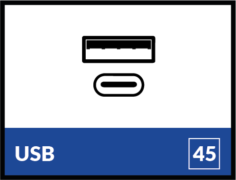 45x45 USB