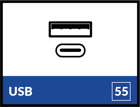55x55 USB