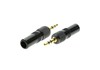 Plug 3,5mm Stereo gold with Locking