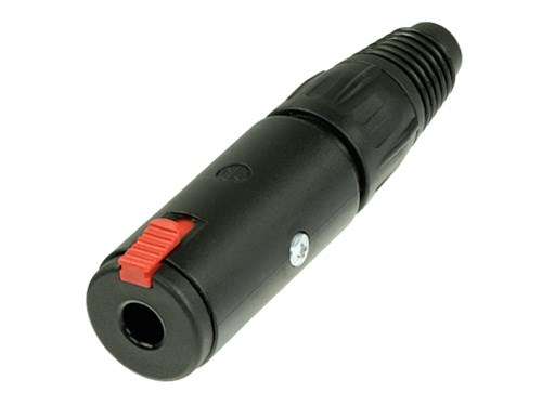 Cable Jack 1/4" stereo black