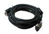 VGA cable male - male 3m, one side angled
