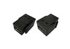 Keystone HDMI Buchse-Buchse 180° schwarz