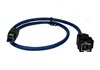 Keystone black, USB3.0B Female to Male with 0,5m cable 