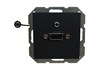 55x55 Modul anthrazit, VGA GC+Audio Kabel F/F 0.2m 