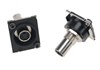 Type D Adaptor recessed mount with Mini-DIN-Coupler 4pin 