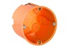 D 202 H Do round in-wall socket orange 68mm