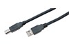 UltraFlex USB2.0 Kabel Typ A auf B, 0,5m