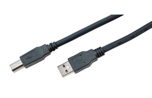 USB2.0 Ultraflex Type A Male to Type B Male