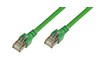 Patchcord CAT5e S/FTP 1m green 100MHz