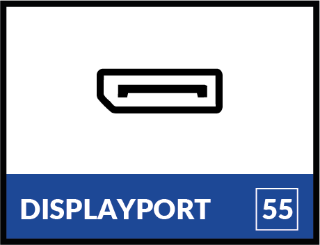 55x55 DisplayPort