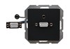 55x55 Modul anthrazit, VGA+Audio Kabel F/F 0.2m 