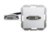 55x55 Module pure white, DVI cable 24+5 F/F 0.2m 