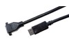 DisplayPort Extension cable Female to male 0,5m for Panel Mount