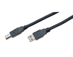 USB2.0 Ultraflex Type A Male to Type B Male